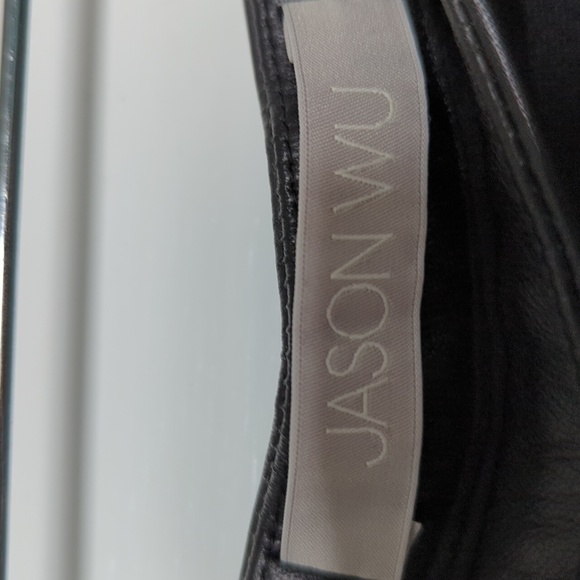 Jason Wu Authentic Black Skirt. Leather waistband. Women's size 0 skirt - Picture 5 of 9